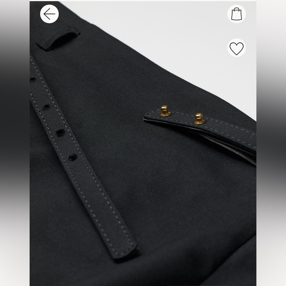 H&M Black Pencil Skirt Size 0